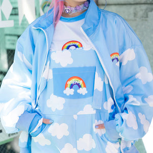 ACDC RAG Y2K cloud dungarees ~ LAST ONE!