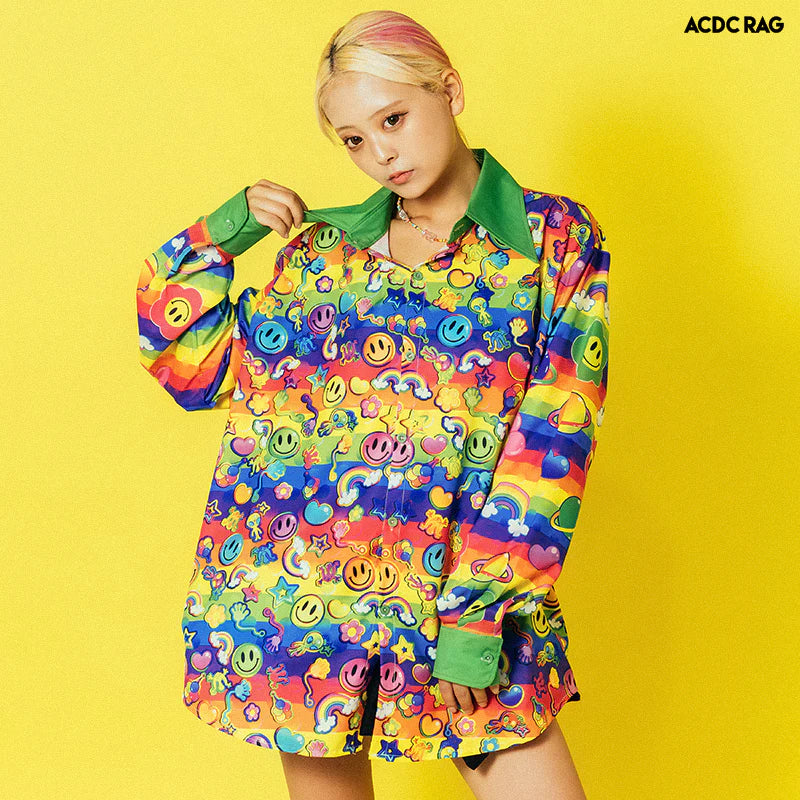 ACDC RAG x Fairy Space rainbow shirt