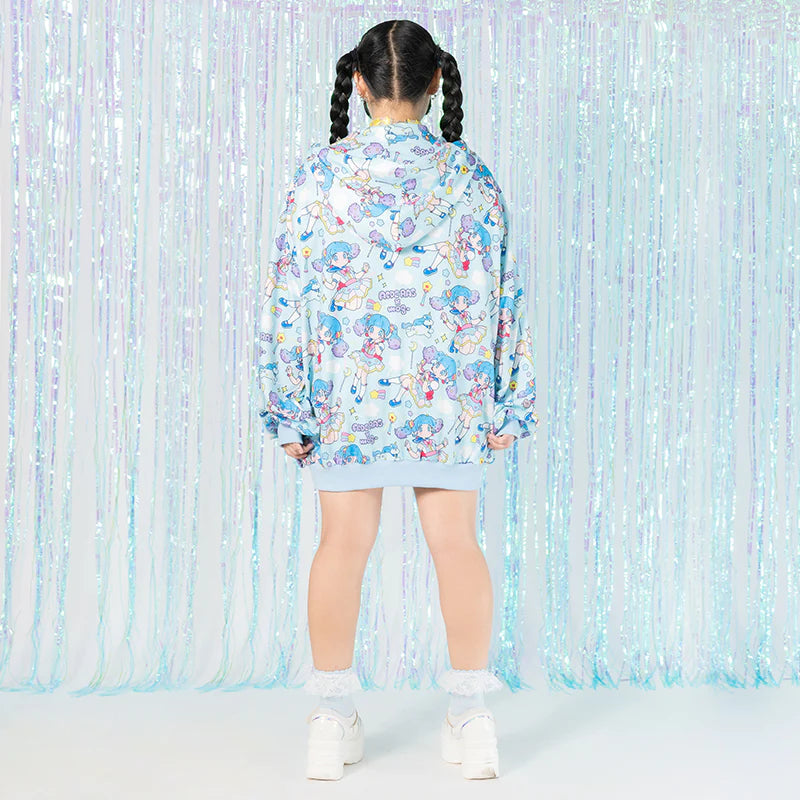 ACDC RAG x Mog “Yume-chan” blue hoodie