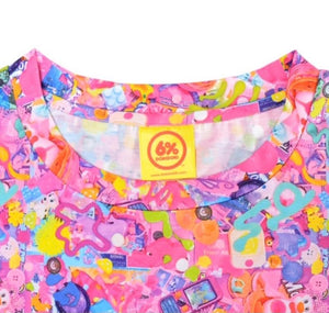 6% DOKIDOKI primal pop long sleeve t-shirt ~ LAST ONE!