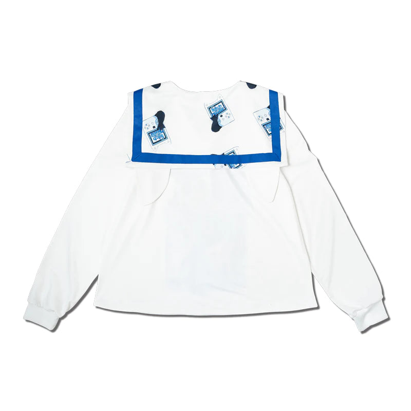 ACDC RAG x Peach Punch "Cyber Cat" sailor top