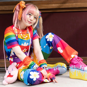 ACDC RAG Y2K flower dungarees ~ LAST ONE!