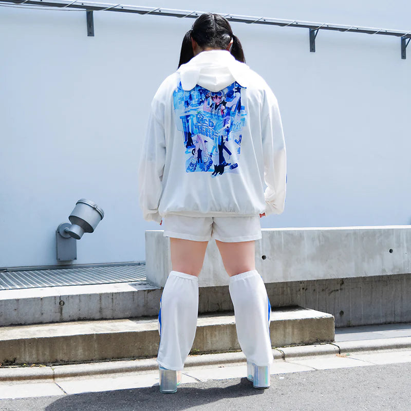 ACDC RAG x Peach Punch "Cyber Cat" hoodie