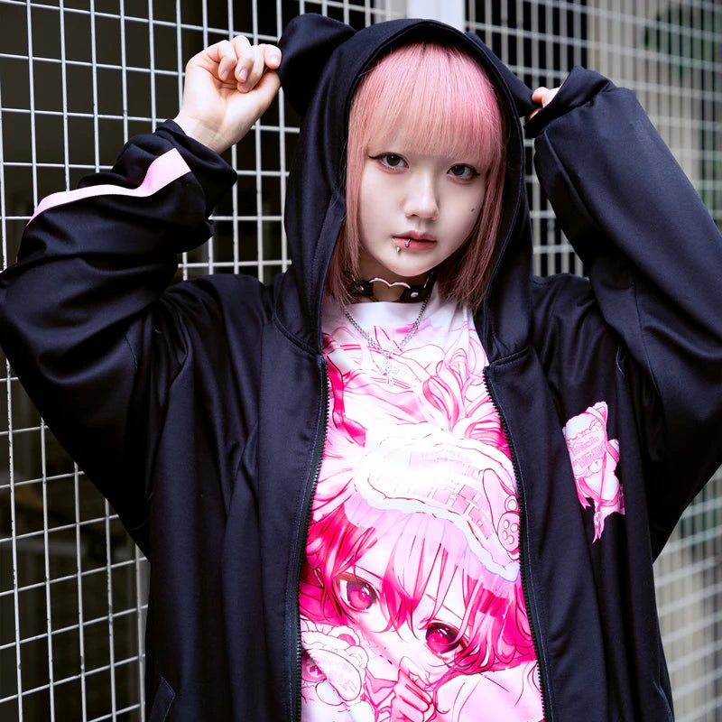 ACDC RAG x Peach Punch "Sleepy Bear" hoodie ~ LAST ONE!