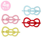 Sanrio Hello Kitty bow hair clips set