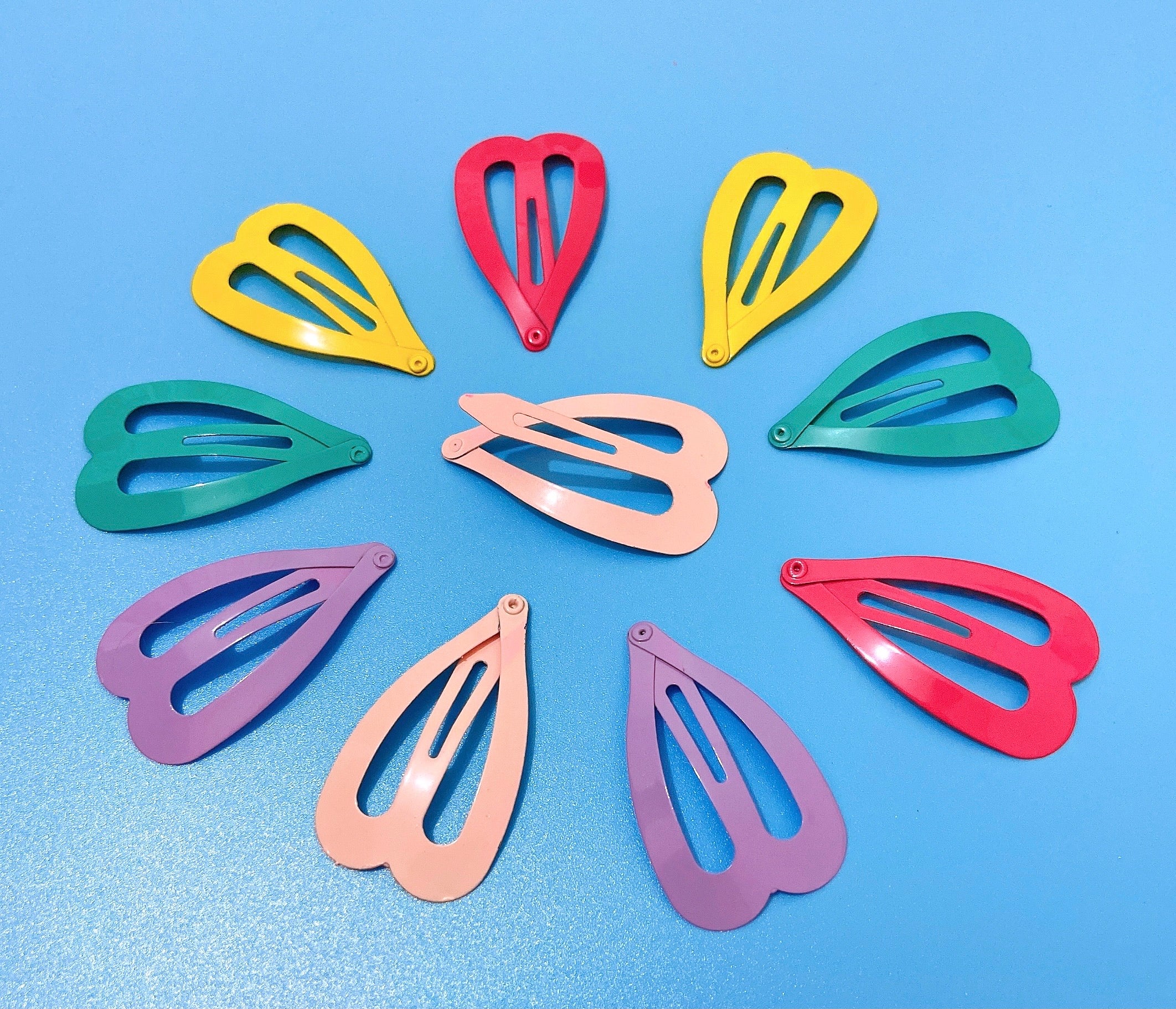 Paris Kids love heart hair clips ~ LAST ONE!