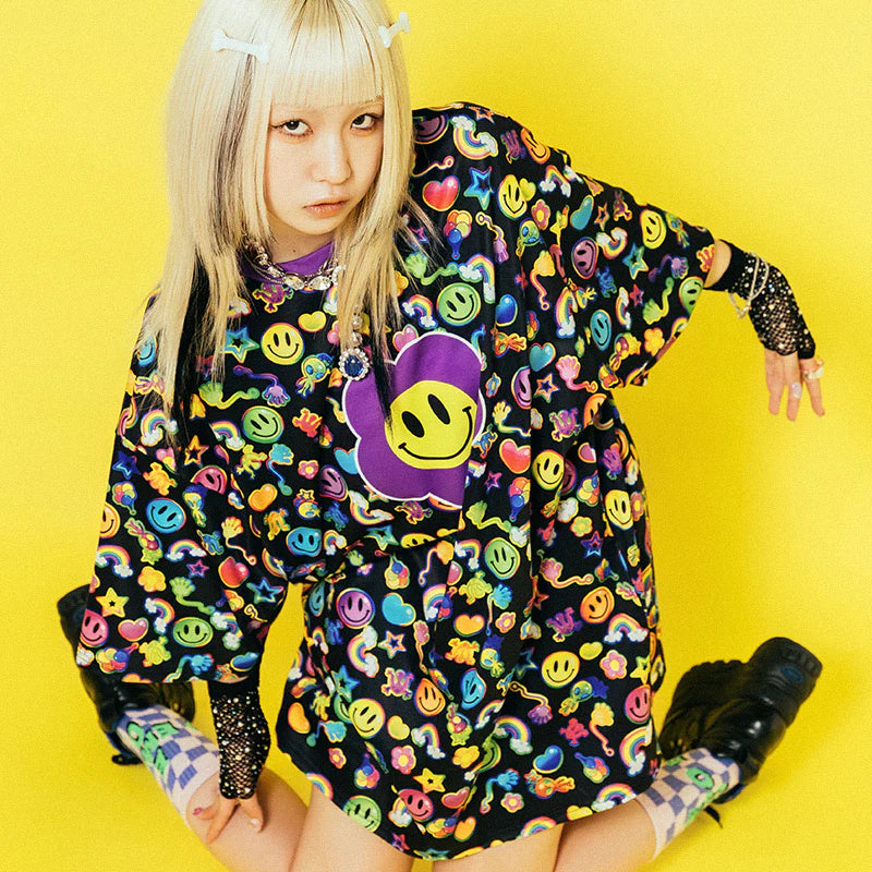 ACDC RAG x Fairy Space rainbow big t-shirt