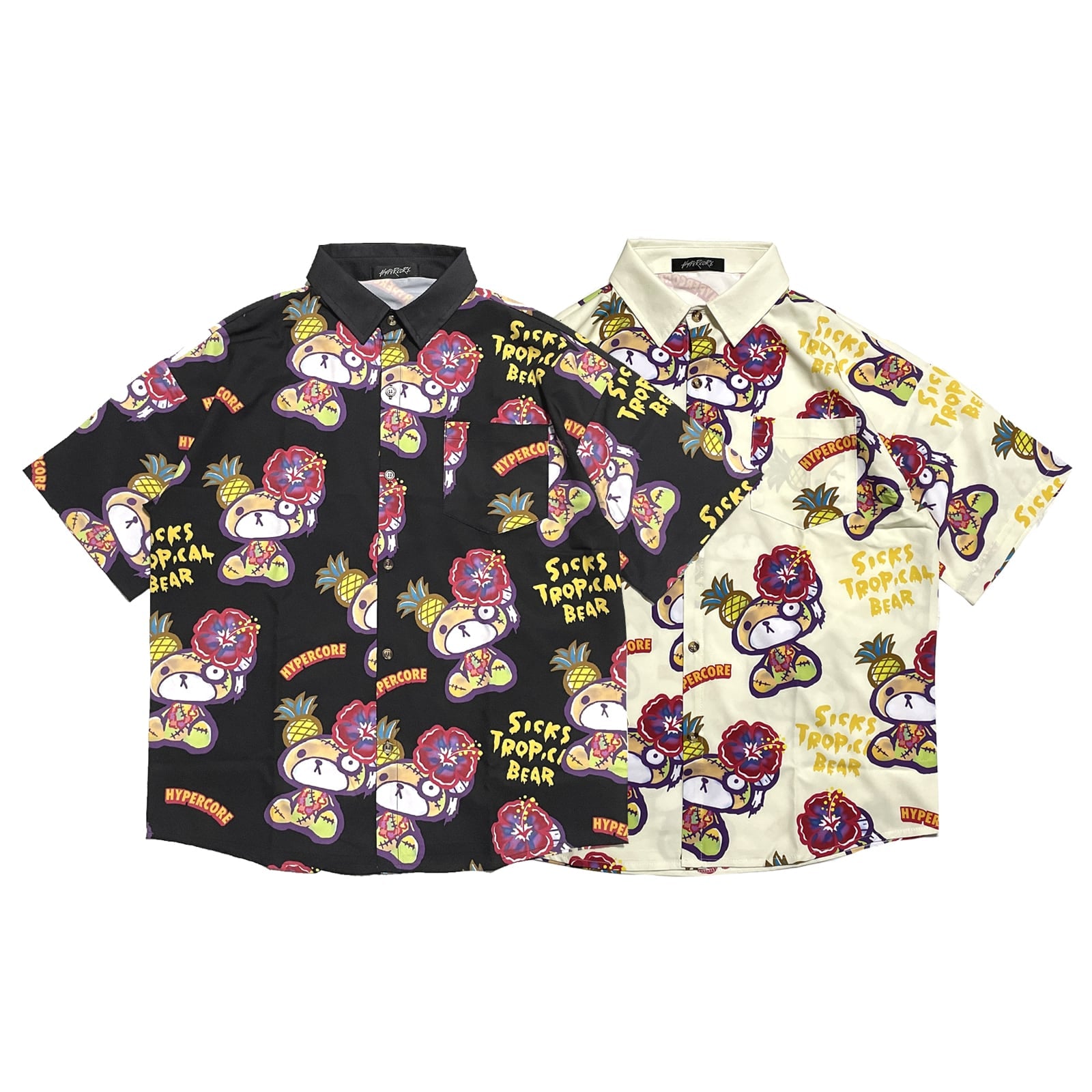 Hypercore "tropical bear" shirt ~ LAST ONE!