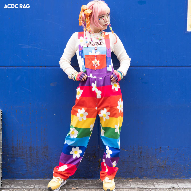 ACDC RAG Y2K flower dungarees ~ LAST ONE!