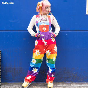 ACDC RAG Y2K flower dungarees ~ LAST ONE!