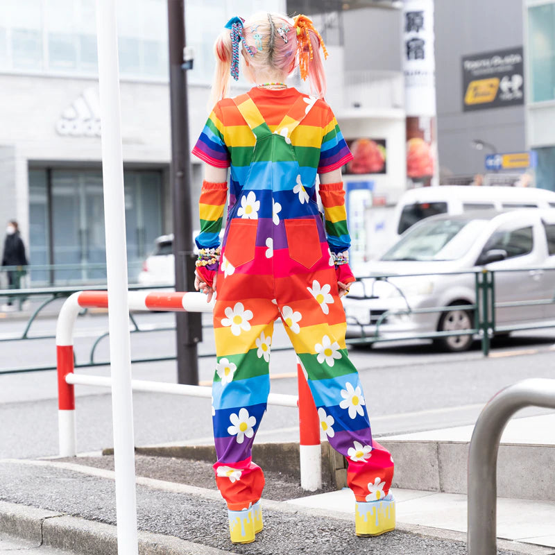 ACDC RAG Y2K flower dungarees ~ LAST ONE!
