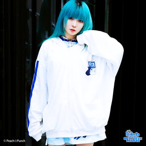 ACDC RAG x Peach Punch "Cyber Cat" hoodie