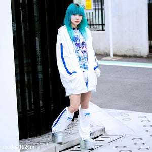 ACDC RAG x Peach Punch "Cyber Cat" hoodie