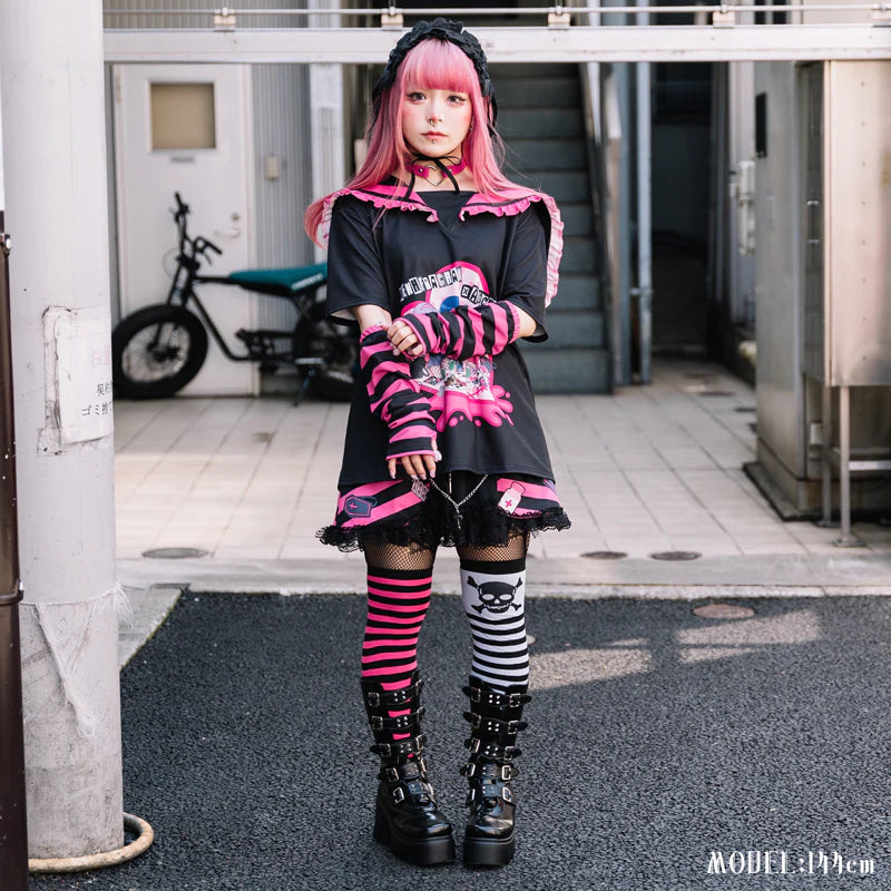 ACDC RAG x Menherachan black skirt ~ LAST ONE!