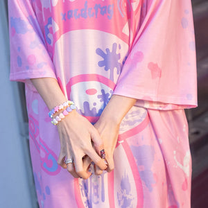 ACDC RAG and Gloomy Bear pastel t-shirt