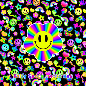 ACDC RAG x Fairy Space rainbow big t-shirt