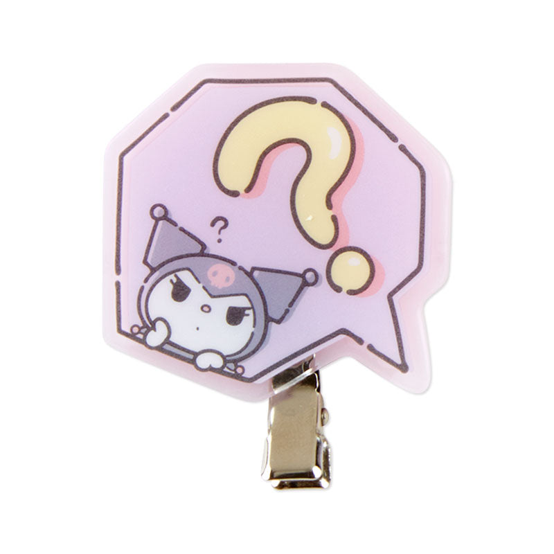 Sanrio characters speech bubble hair clip box set
