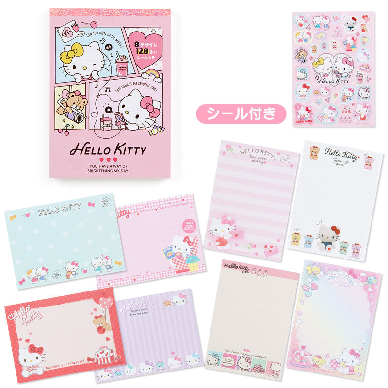 Sanrio Hello Kitty notepad & stickers