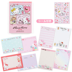 Sanrio Hello Kitty notepad & stickers