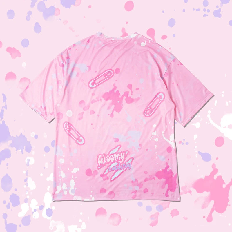 ACDC RAG and Gloomy Bear pastel t-shirt