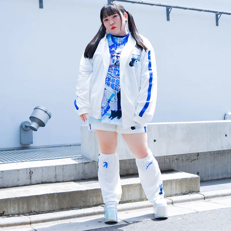 ACDC RAG x Peach Punch "Cyber Cat" hoodie