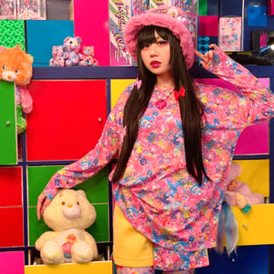 6% DOKIDOKI primal pop long sleeve t-shirt ~ LAST ONE!
