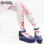 Yummy! for Listen Flavor "Magical Zombie Girl" socks ~ LAST ONE!