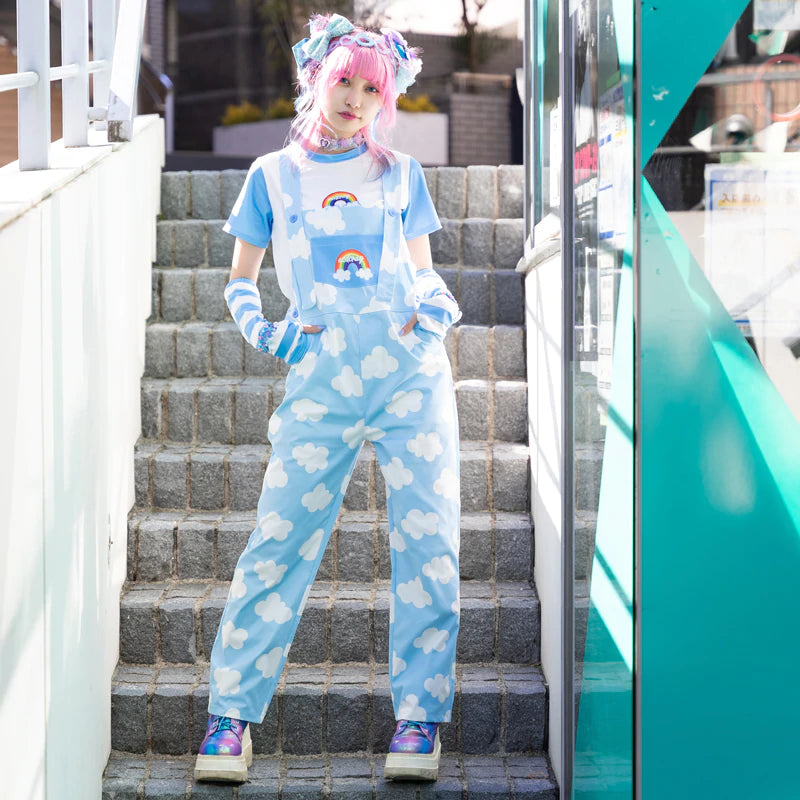 ACDC RAG Y2K cloud dungarees ~ LAST ONE!