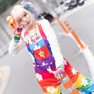 ACDC RAG Y2K flower dungarees ~ LAST ONE!