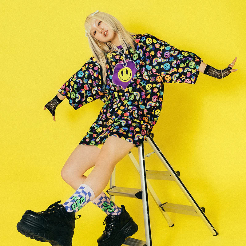 ACDC RAG x Fairy Space rainbow big t-shirt