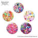 6% DOKIDOKI Colorful Rebellion Seventh Nightmare badge
